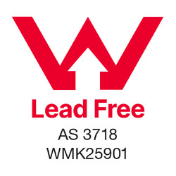 GalvinAssist® CP Lead Safe™ Shower Mixer Set with Short Flared Handle H&C