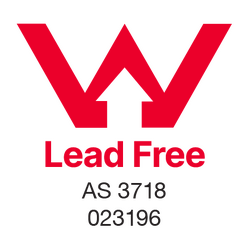 Wallgate Ligature Resistant S/Surface Wall Basin with Integ Outlet & 1 Piezo - Rear Fixed