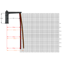 GalvinAssist® CP Lead Safe™ Short Sink Mixer with Long Flared Handle H&C