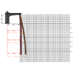 GalvinAssist® CP Lead Safe™ Basin Mixer with Long Flared Handle H&C