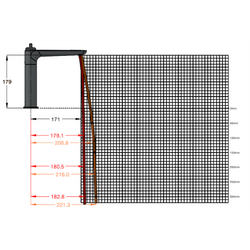 GalvinAssist® CP Lead Safe™ Tall Sink Mixer with Long Flared Handle H&C