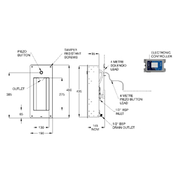 GalvinCare® Lead Safe™ Concealed Electronic Bottle Filler Unit