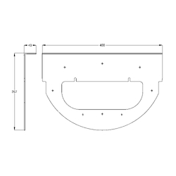 SS Wall Layout Template for Wallgate Basins