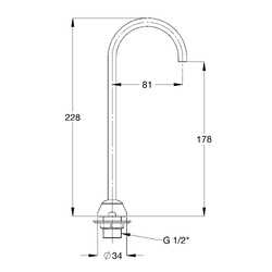 Ezy-Drink® CP-BS Lead Safe™ Bottle Filler Outlet 