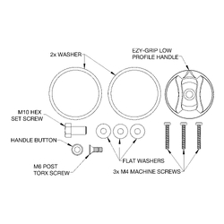 Retrofit Kit for Low Profile Ezy-Grip Handle