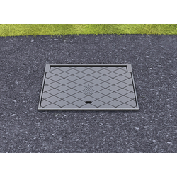 Cast Iron Meter Box Access Cover 300 x 450 Hinged WA Water Corp #2024