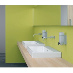 HEWI Round Soap Dispenser - Anthracite Grey