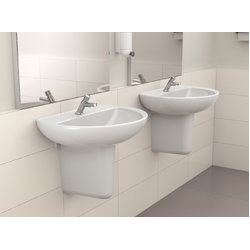 Kolo Rekord Wall Basin 60cm Type B without Overflow 1TH + Wall Fixing Kit