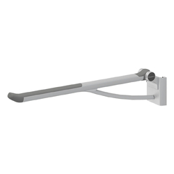 Pressalit Plus Support Arm, 880mm, LH - Anthracite Grey