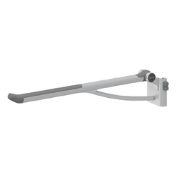 Pressalit Plus Support Arm, 880mm, RH - Anthracite Grey