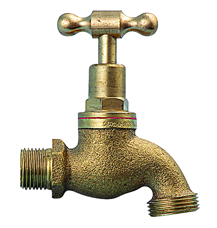 Brass T-Head Hose Tap 12 (15BSP) - Red Emperor®