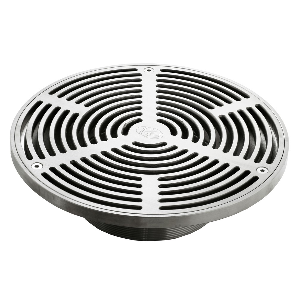 Stainless Steel Heelgrate Floor Drain Grate Assembly Round