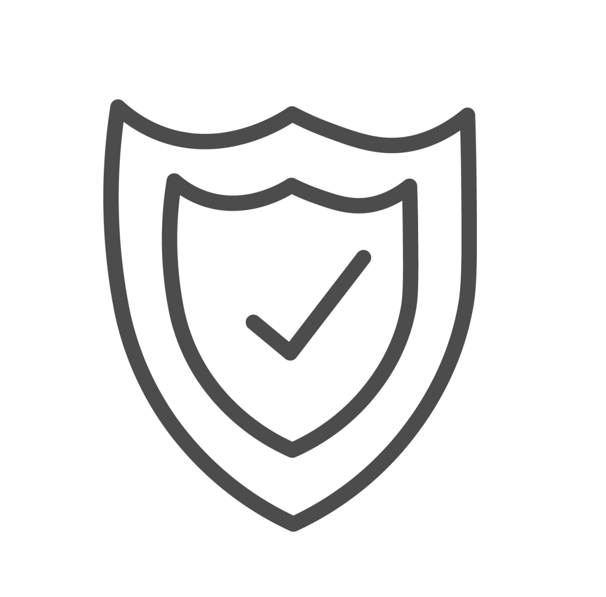 Sheild Icon Representing Convenient & Safe