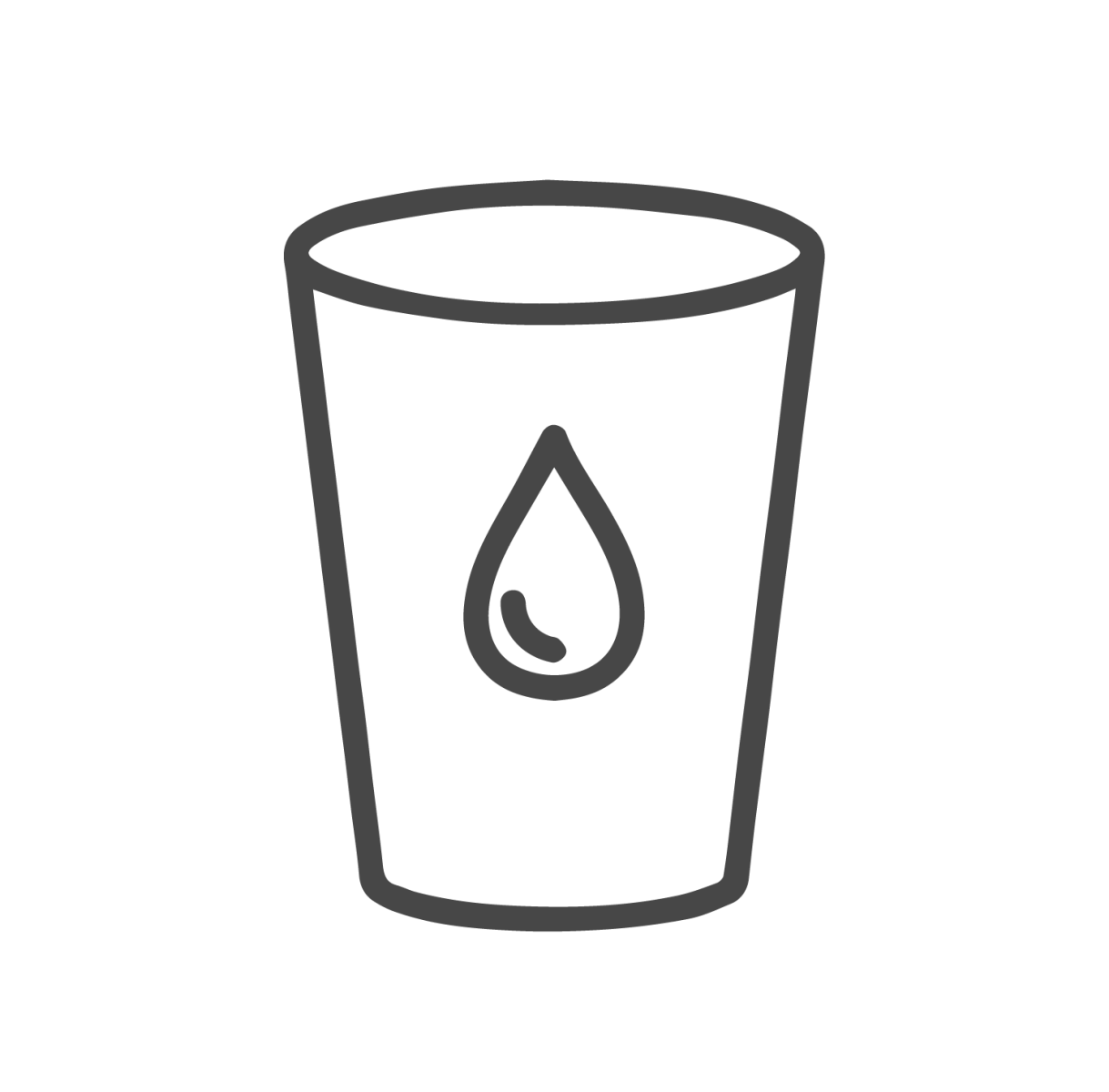 Drinking Glass Icon representing Safe Water Delivery