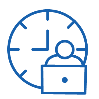 Clock icon representing Flexible Work Arrangements