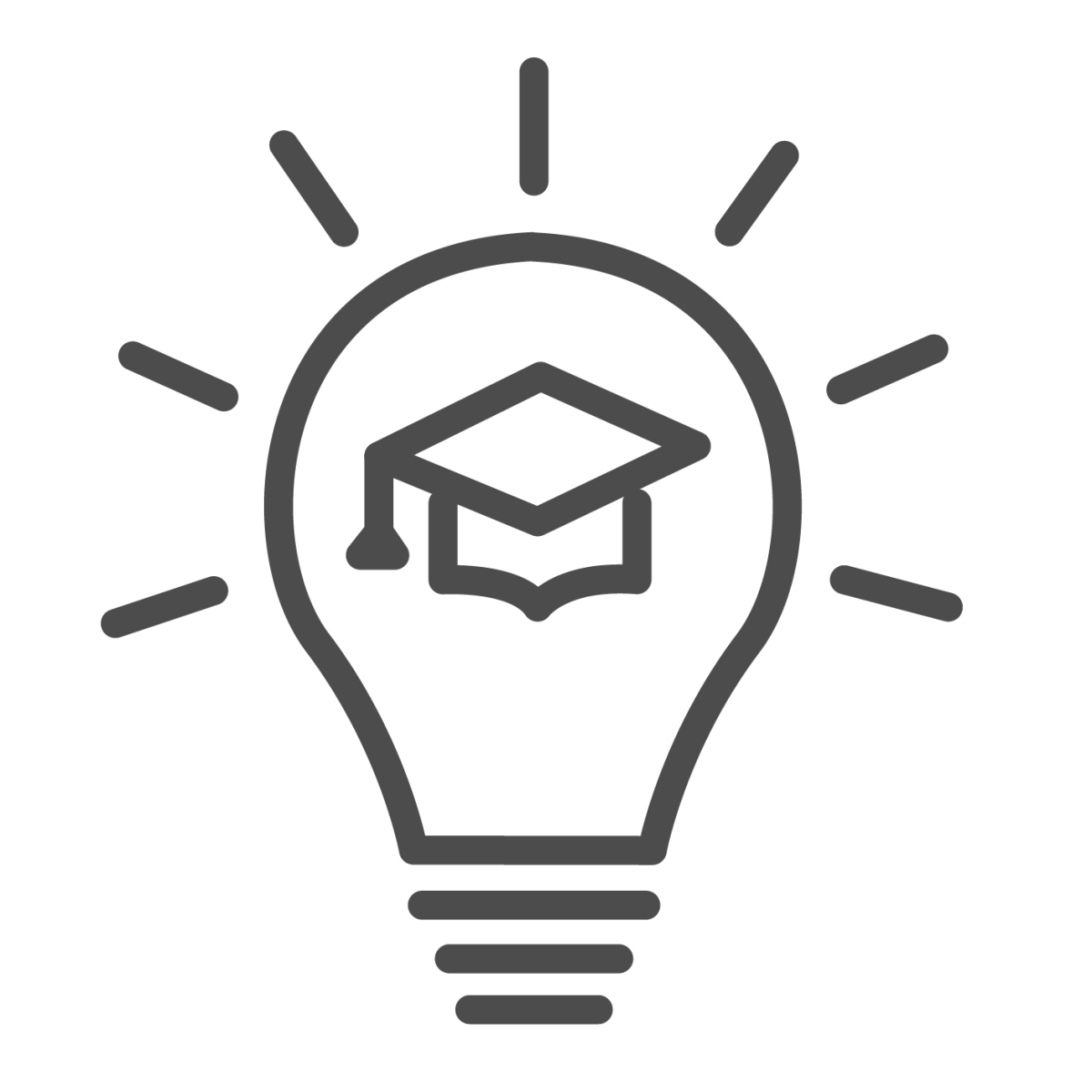 Light Bulb icon representing Learning & Development 