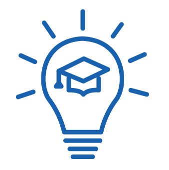 Light Bulb icon representing Learning & Development 