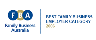 Galvin Engineering was awarded Best Family Business Employer Category in 2006