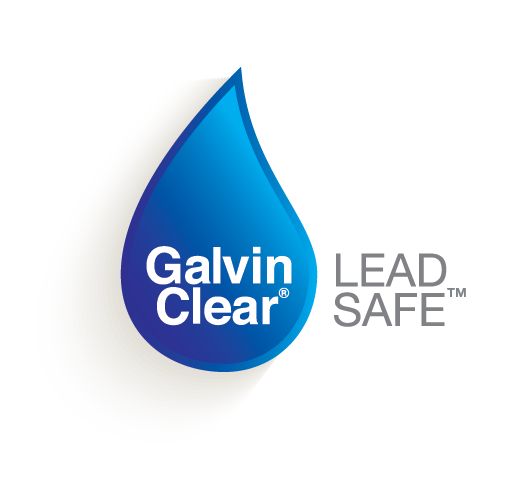 GalvinClear Lead Safe Logo for all lead free products (≤ 0.25%)