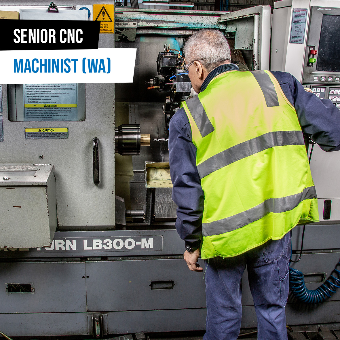 Available Role: Senior CNC Machinist (WA) Click to find out more.