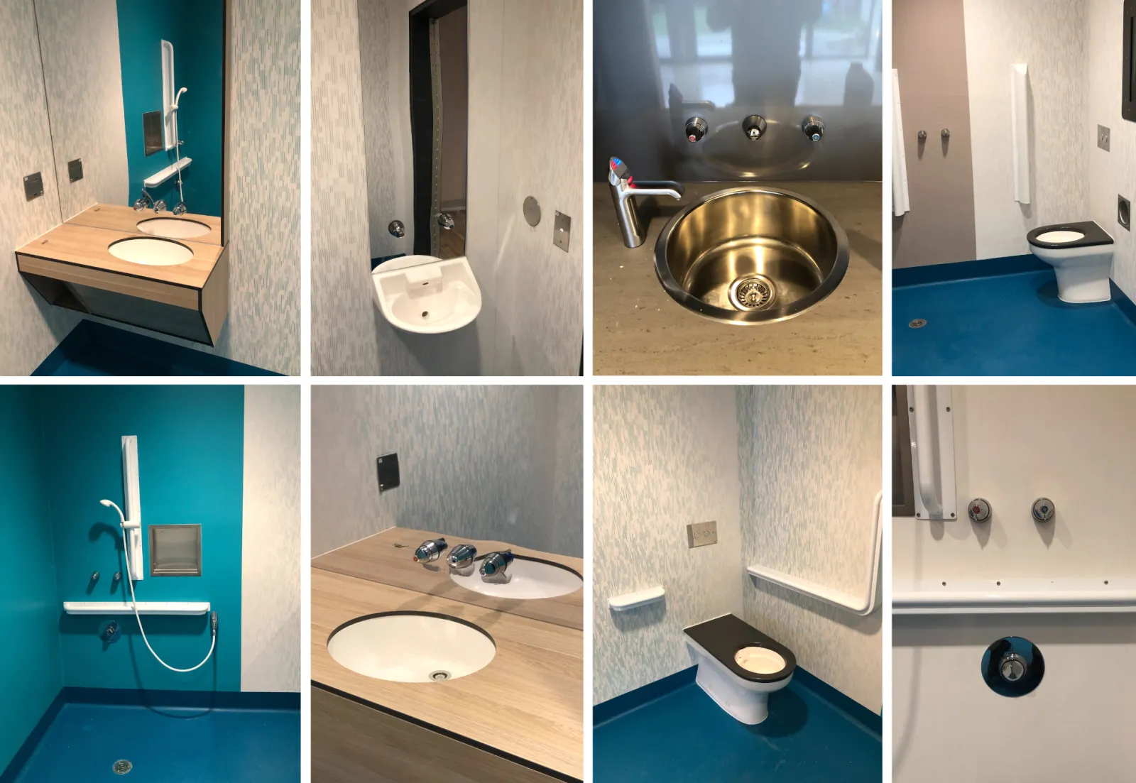 Interior of Orygen Youth Health facility featuring Galvin’s homely ligature resistant tapware and bathroom fixtures, designed to support safety and therapeutic care in youth mental health settings.