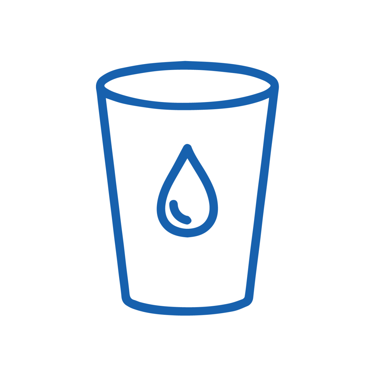 Drinking Glass Icon representing Safe Water Delivery