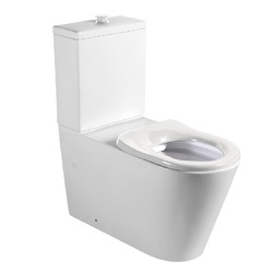 GalvinAssist® Wall Faced, Clean Flush, Easy Care, Accessible Toilet Suite with White Seat, NSW EDU 