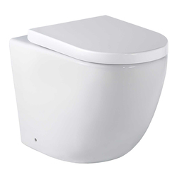GalvinAssist® Wall Faced, Clean Flush, Easy Care, Ambulant Toilet Pan with Soft Close Seat 
