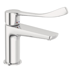GalvinAssist® CP Lead Safe™ Basin Mixer with Long Flared Handle H&C
