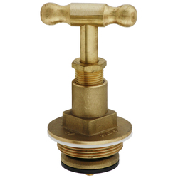 Brass T-Head Top Assembly 50 (Gland) with Brass J/V & Poly Washer