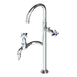 GalvinLab® CP-BS Lead Safe™ Lab Set 2-Way Type 8 Swivel J/V #1 Aerator & #16XT Tube Nozzle