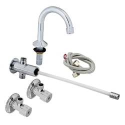 CP-BS Lead Safe™ Knee Operated Timeflow Valve with Regulator, Spout & Connection Kit