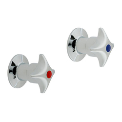 Capstan CP Lead Safe™ 1/2 Turn Wall Top Assembly Child Safety Tap - Pair (With H&B)