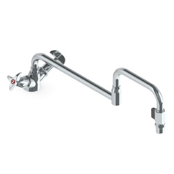 Ezy-Wash® CP-BS Lead Safe Vandal Resistant Hob Twin Mixer Pot & Kettle Filler Unit with Folding Outlet & Stop