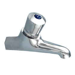 Ezy-Push Chrome Plated Brass Push Button Deluxe Bib Tap - Cold 