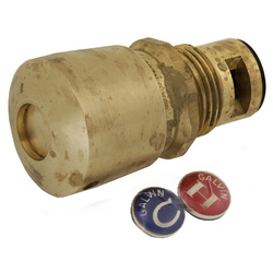 Ezy-Push® Brass Push Button Pillar/Bib SBA - Cold or Hot 