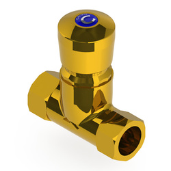 Ezy-Push® Brass Push Button Stop Cock - Cold 