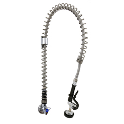 Ezy-Wash® Stainless Steel Slophopper Hose/Spring Assembly with Heavy Duty Hand Trigger Spray
