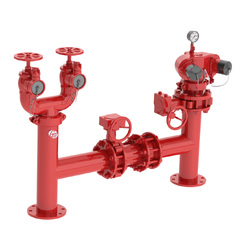 WA/NT Pipeset for 100TE Firemain Booster & Hydrant (Painted & Assembled)