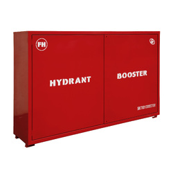 Cabinet for 100/150 Hydrant, Booster & Storz Suction Riser (Painted) 2.4mx0.6m Deep