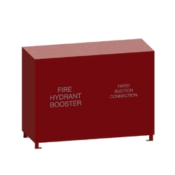 Cabinet for Firemain 100/150 Booster & Suction Riser (Painted) 2.0mx0.8m Deep