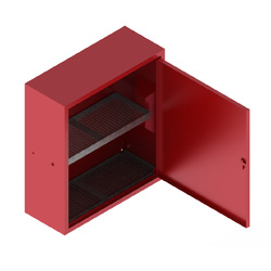 Type A Standard Fire Box Exposed (Painted) with Layflat Hose Shelves