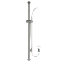 GalvinAssist® Hand Shower Kit w/ 1000x32 Stainless Steel Hygienic Grab Rail & Pull Rod