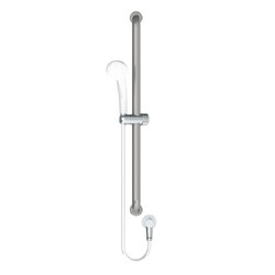 GalvinAssist® Hand Shower Kit with 750 x 32mm SS Hygienic Grab Rail 