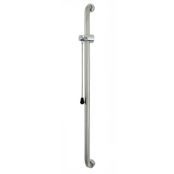 GalvinAssist® SS Hygienic Grab Rail 1000 x 32mm with Shower Cradle & Pull Rod