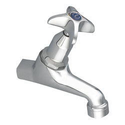 Vandal Resistant Chrome Plated Brass J/V Deluxe Bib Tap Ablution (NSW) Cold w/ 8LPM Reg