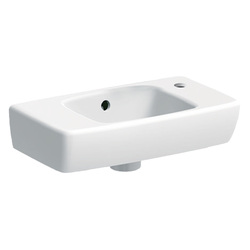 Selnova Compact Wall Basin 45cm with Overflow 1TH (RH) + Wall Fixing Kit