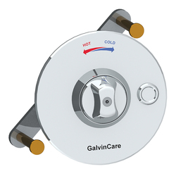 GalvinCare® CP-BS Duct Mtd Mental Health Shower Mixer with Anti-Ligature Handle - Electronic (UK)