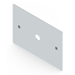 SS Single Flush Push Plate Polish for Piezo Button with OLI Rods