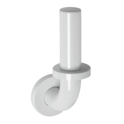 HEWI Spare Roll Holder, 1 Roll with L-Bend, BM210.1 - Signal White